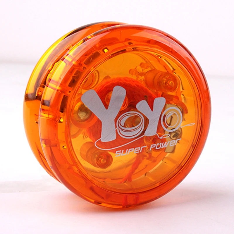 1 шт. подшипник двухсторонняя красочная лампа yoyo мяч детские игрушки для светящееся йо-йо мяч детей с высоким качеством