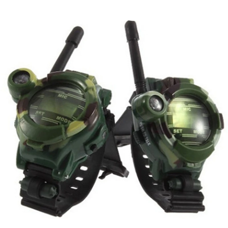 

Parent-Child Watch Walkie-Talkie Parent-Child Toy Children Walkie-Talkie Toy Pair of Seven-In-One Watch Walkie-Talkie