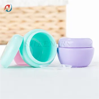 

FreeShip 12pcs 1 Oz 30ML 30g Small Plastic Jars with Lids and Inner Liners, Lotion Containers/Travel Cream Containers