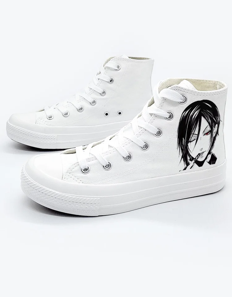 Black Butler cosplay Anime cartoon students high help canvas fashion shoes casual comfortable women and men college cos