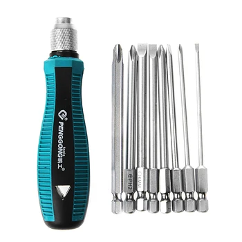 

9Pcs/set Magnetic Screwdriver Torx Drill Bits + Screwdriver Head Kit Set Hand Repair Tools PH0 PH1 PH2 PH3