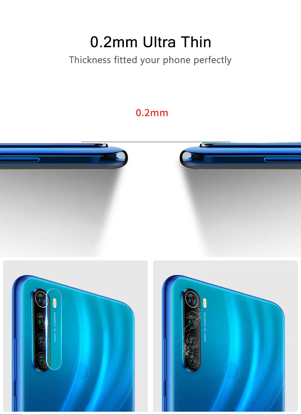 2 шт. стекло для камеры для Redmi Note 8 T Закаленное стекло Защитная пленка для объектива камеры для Xiaomi Redmi Note 8 T 8 T глобальная версия стекла
