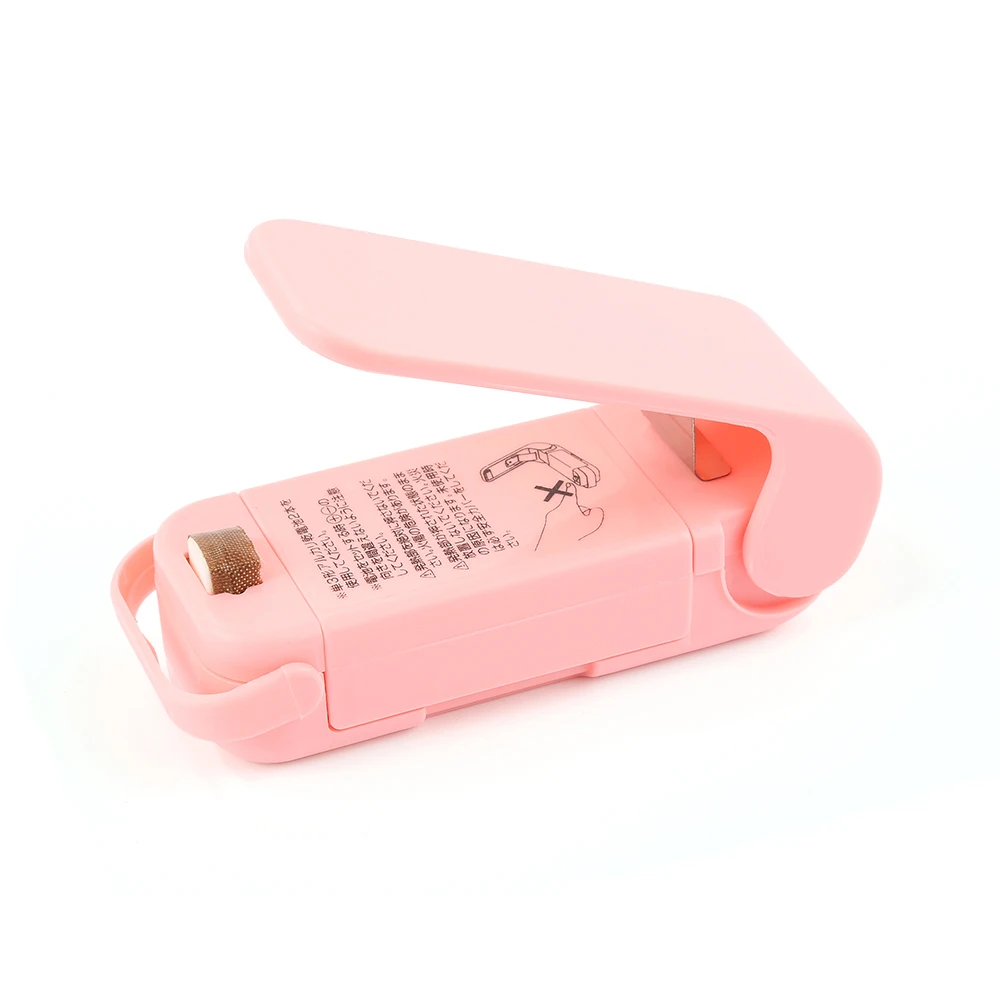 Portable Heat Sealer Plastic Package Storage Bag Mini Sealing Machine Handy Sticker Seals Food Snack Kitchen gadget Accessories