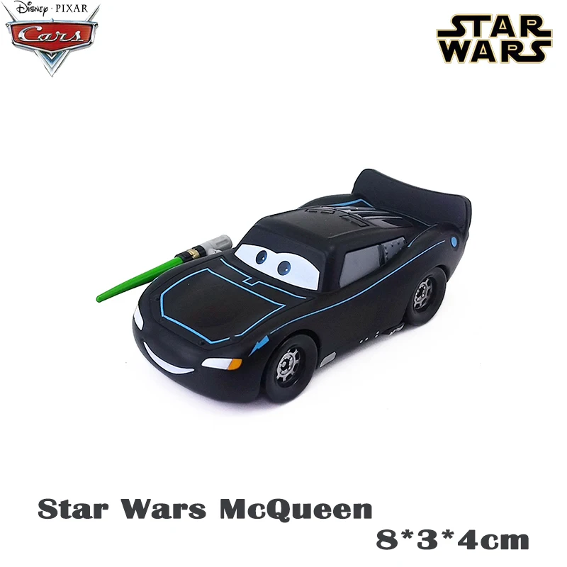 star wars mcqueen Pixar тачки Дисней автомобиль соревнование поддержка изменение шины автомобиля Guido модель металла литья под давлением мальчики игрушки Рождество Prsentse - Цвет: star wars mcqueen