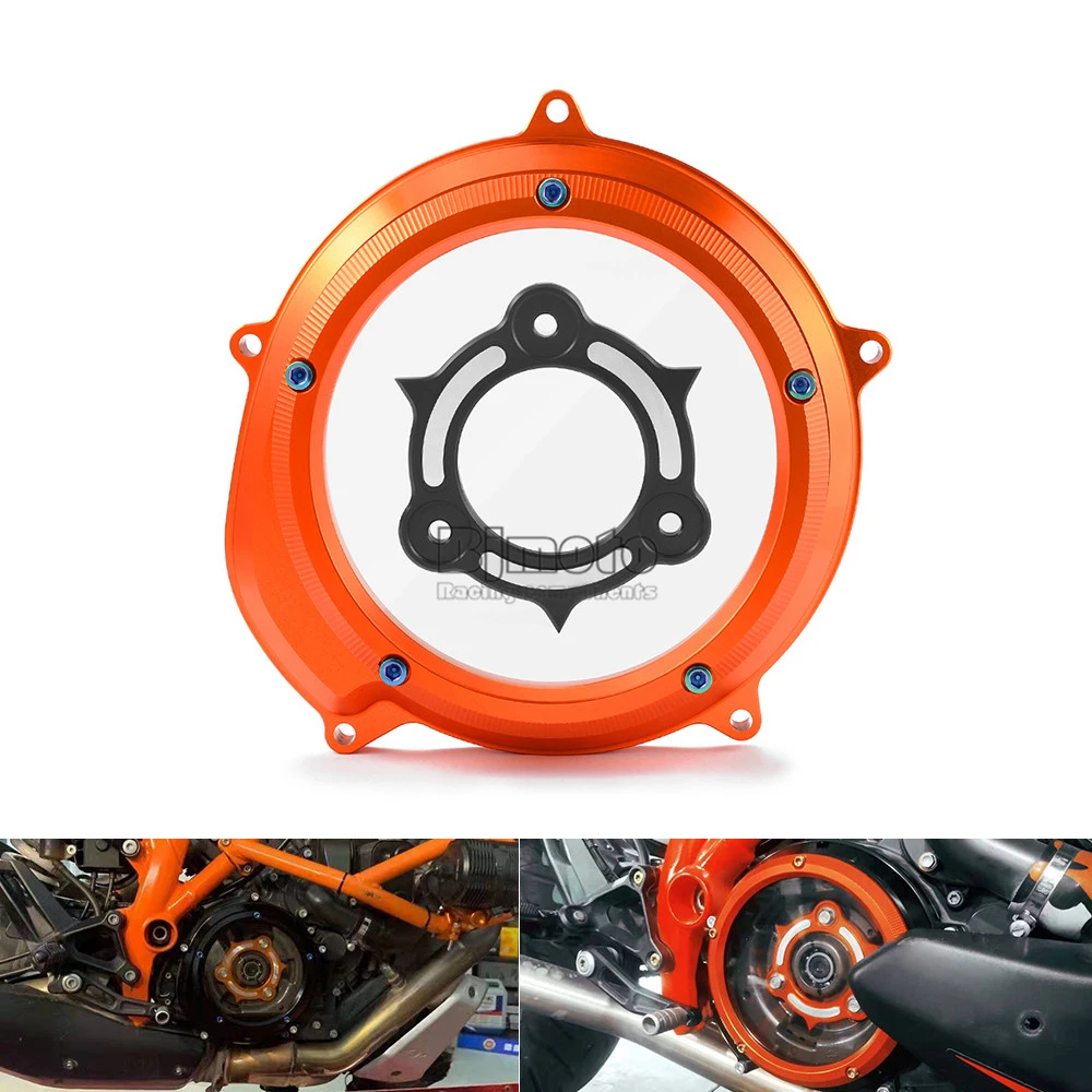 Мотоциклетный 1290 гоночный прозрачный чехол сцепления для KTM 1290 1090 1050 1190 ADV Adventure R T S протектор пружинный фиксатор