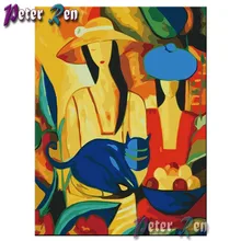 5d Diamond Painting full Square\Round Rhinestone diamond Embroidery Mosaic Abstract hat woman pictures art Home Decoration