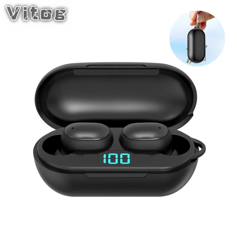 Wireless Headphones Waterproof TWS H6 Bluetooth Earphone PK Redmi Airdots Gaming Headset Sport HiFi Stereo Mini Earbuds with Mic