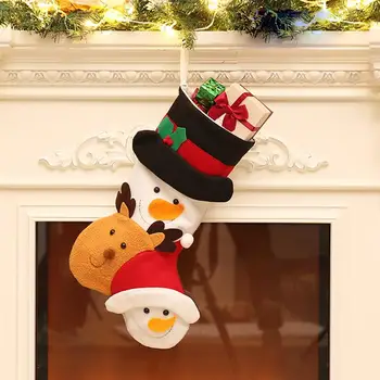 

3 Pcs Portable Durable Candy Bag Christmas Gift Bag For Children Christmas Children Gifts Christmas Decoration Gift Bags