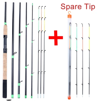 SALE PRICE ❤️ Sougayilang 3m Feeder L M H Power Fishing Rod Portable 6 Sections Carbon Fiber Travel Rod Lengthened Handle Rod Fishing Tackle - discount item 53% OFF Sports & Entertainment
