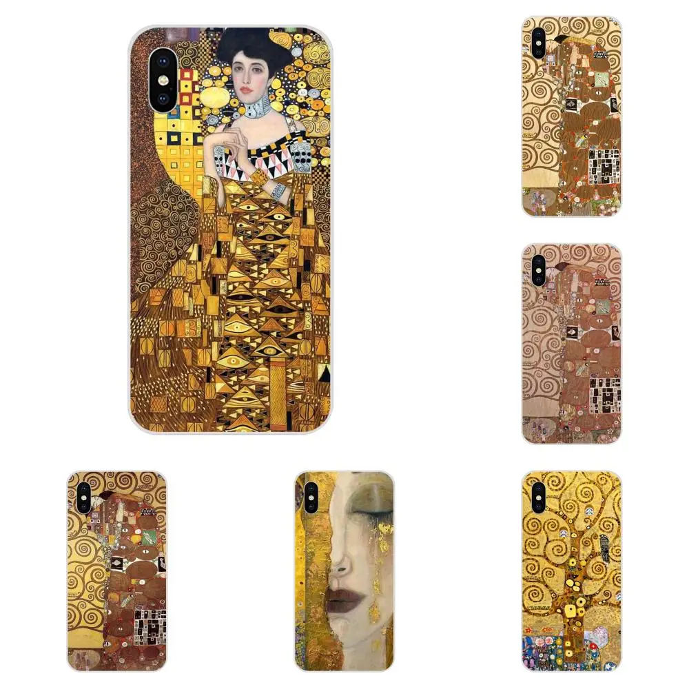 

TPU Case Protective For Xiaomi Redmi Mi 4 7A 9T K20 CC9 CC9e Note 7 9 Y3 SE Pro Prime Go Play Art Gustav Klimt Tree Of Life