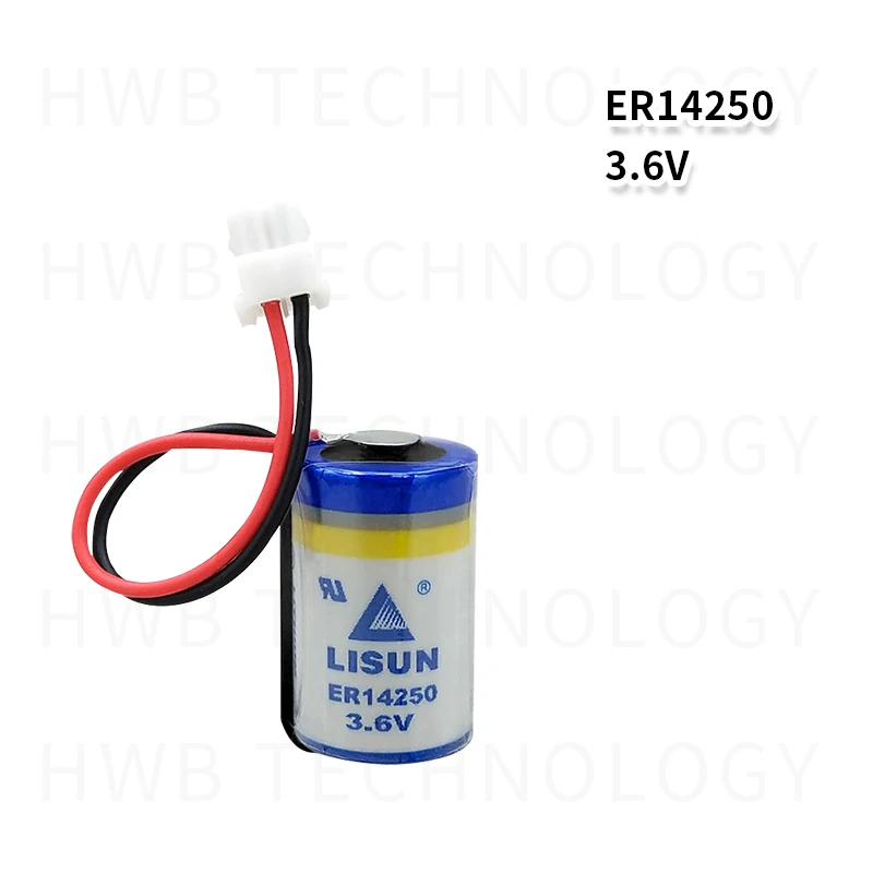5 шт в упаковке LISUN 1/2AA ER14250 3,6 V литиевая батарея с вилкой ПЛК, программируемый логический контроллер Delta программы одноразовые батареи