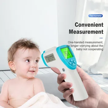 

Baby Infrared Fever Thermometer Medical Digital Thermometer Adult Non-contact Body Object Temperature LCD Measuring Device