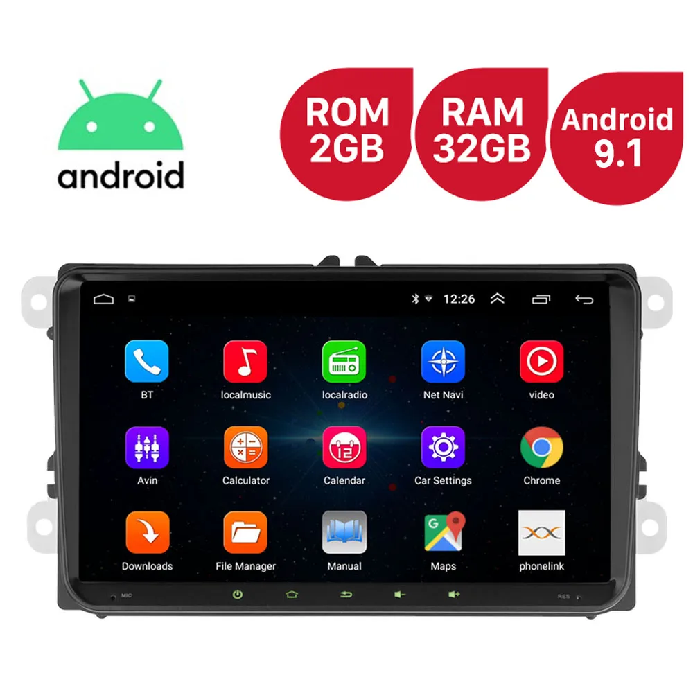 Joyincar " Автомобильный мультимедийный плеер 2 din Android 9,1 автомобильный Радио gps навигация wifi Bluetooth стерео аудио Mirrorlink MP5 плеер