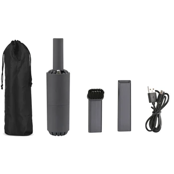 

4000Pa Strong Power Car Vacuum Cleaner Dc5V Usb Charging 2000x2Mah with Storage Bag Cyclonic Wet/Dry Auto Portable Vacuums Clean