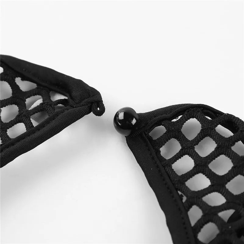 Женское прозрачное Сетчатое боди dafter однотонный соблазнительный Цельный