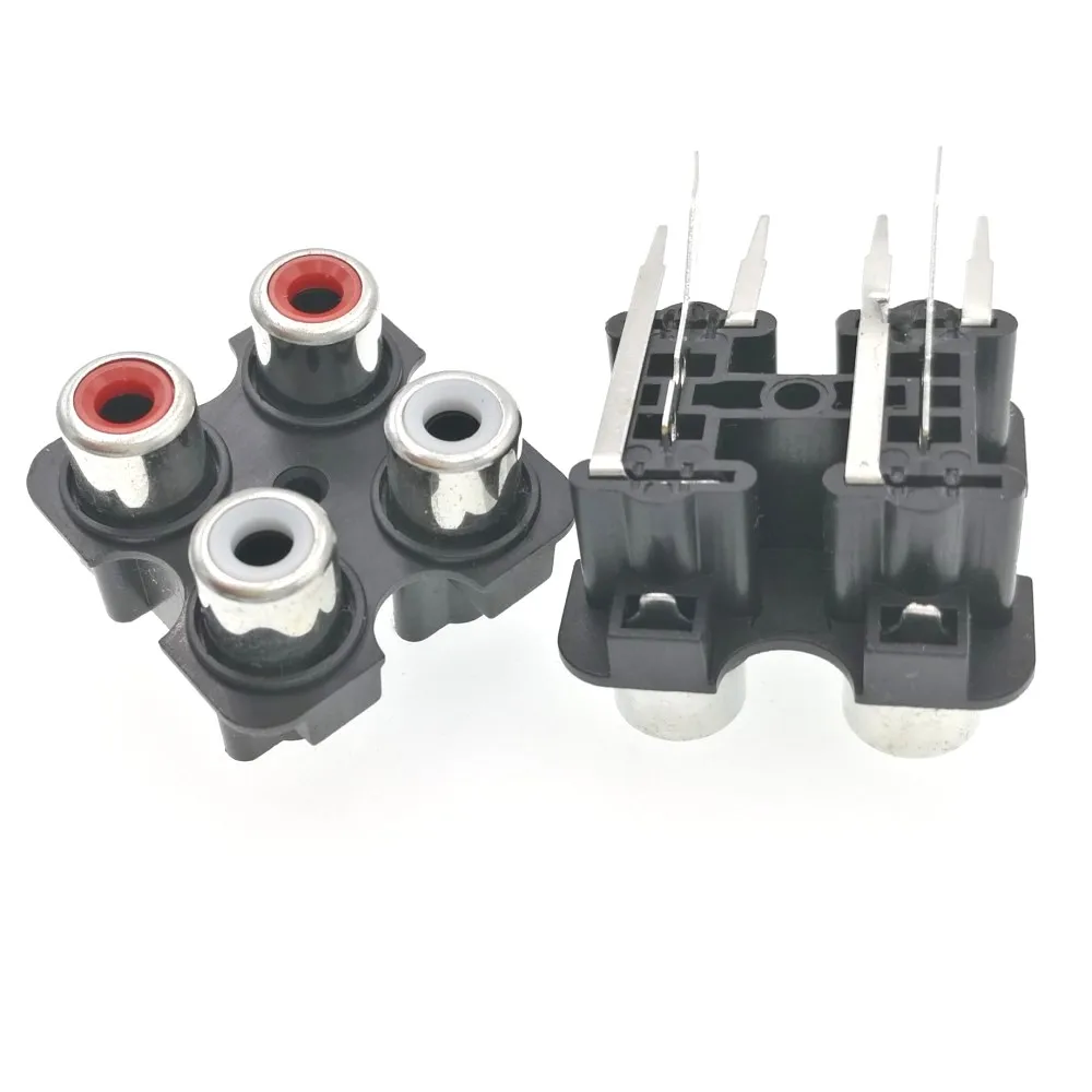 RCA Chassis Audio Jack Silver 1