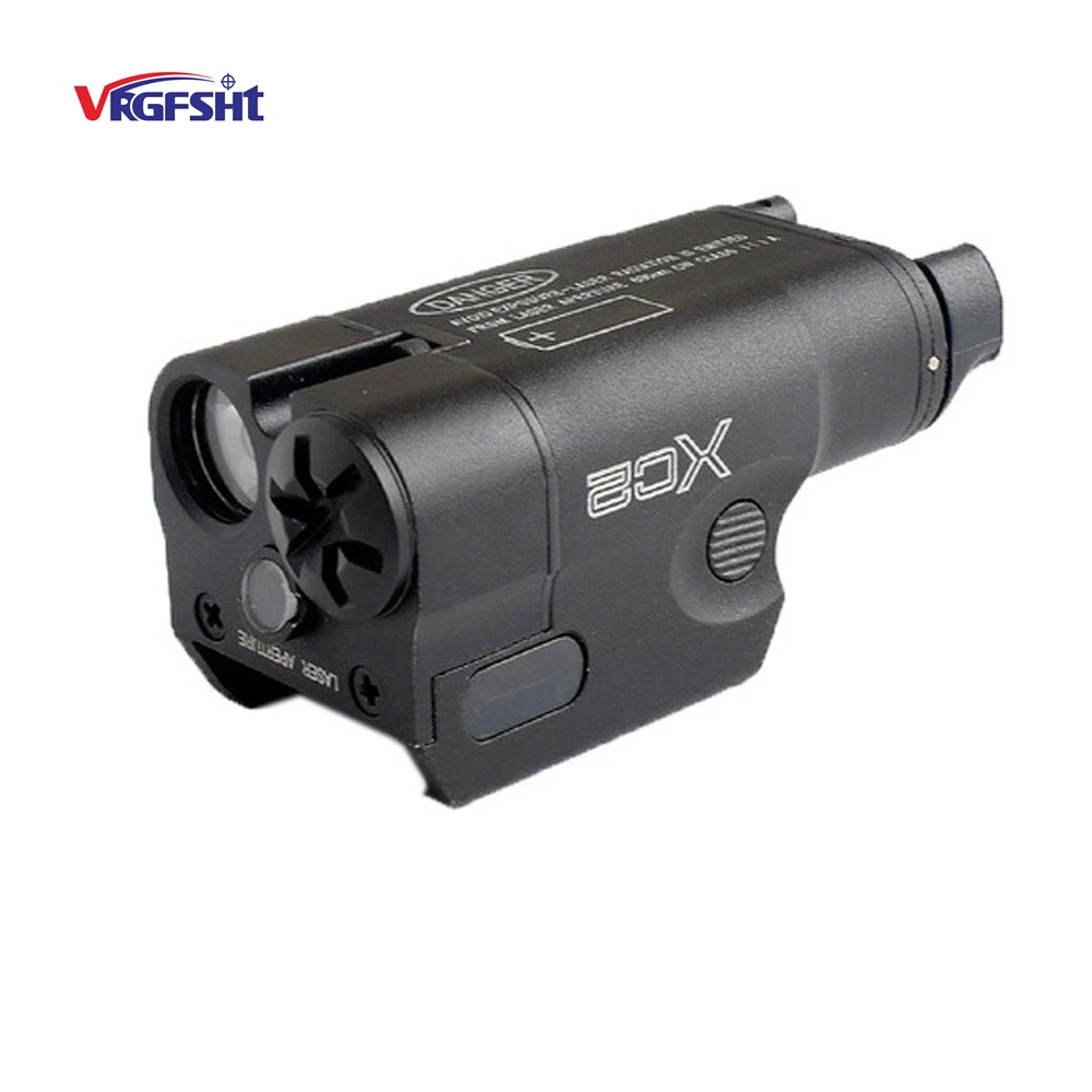 Tactical XC2 Compact Mini Glock Under Hanging Laser + Flashlight, Pistol Light, Red Spot Laser, LED Flashlight, Hunting Air Gun