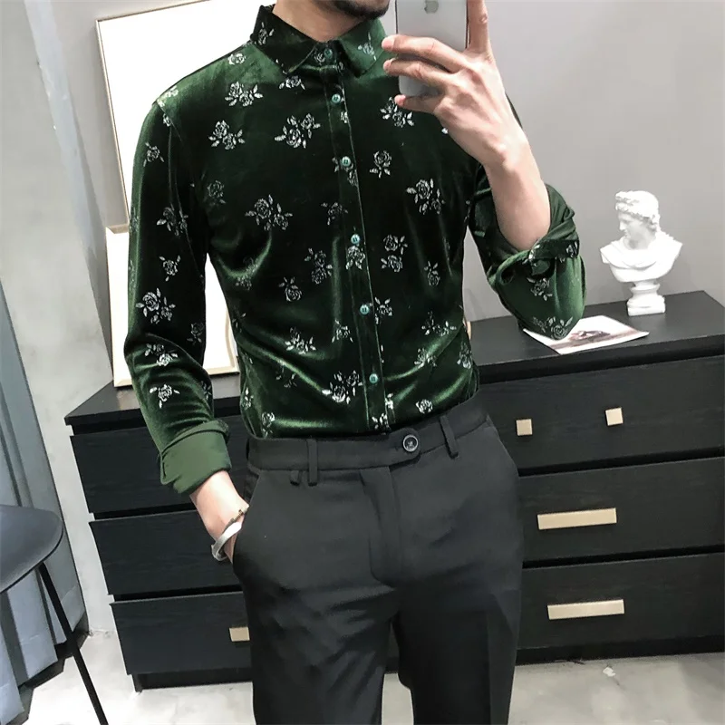 Black and green mens shirt Clearance
