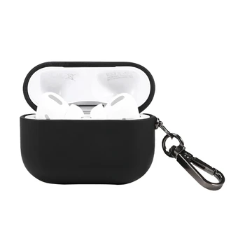 

Leather Case Portable Protective Case Shockproof Leather Cover for Pro Wireless Bluetooth Earphones Black