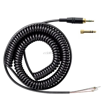 

Replacement Audio Cord DJ Cable with Adapter for ATH-M50 ATH-M50s for MDR-7506 7509 V6 V600 V700 V900 7506 Headphones