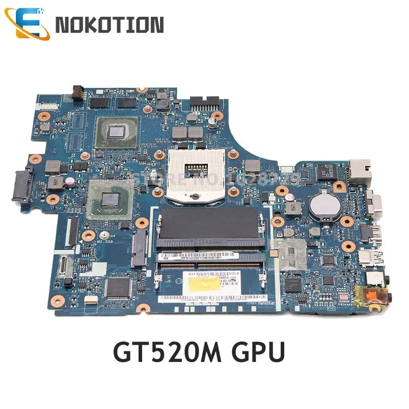 NOKOTION MBBUV02001 MB. BUV02.001 для acer aspire 5830 5830T материнская плата для ноутбука P5LJ0 LA-7221P основная плата HM65 DDR3 GT520M GPU