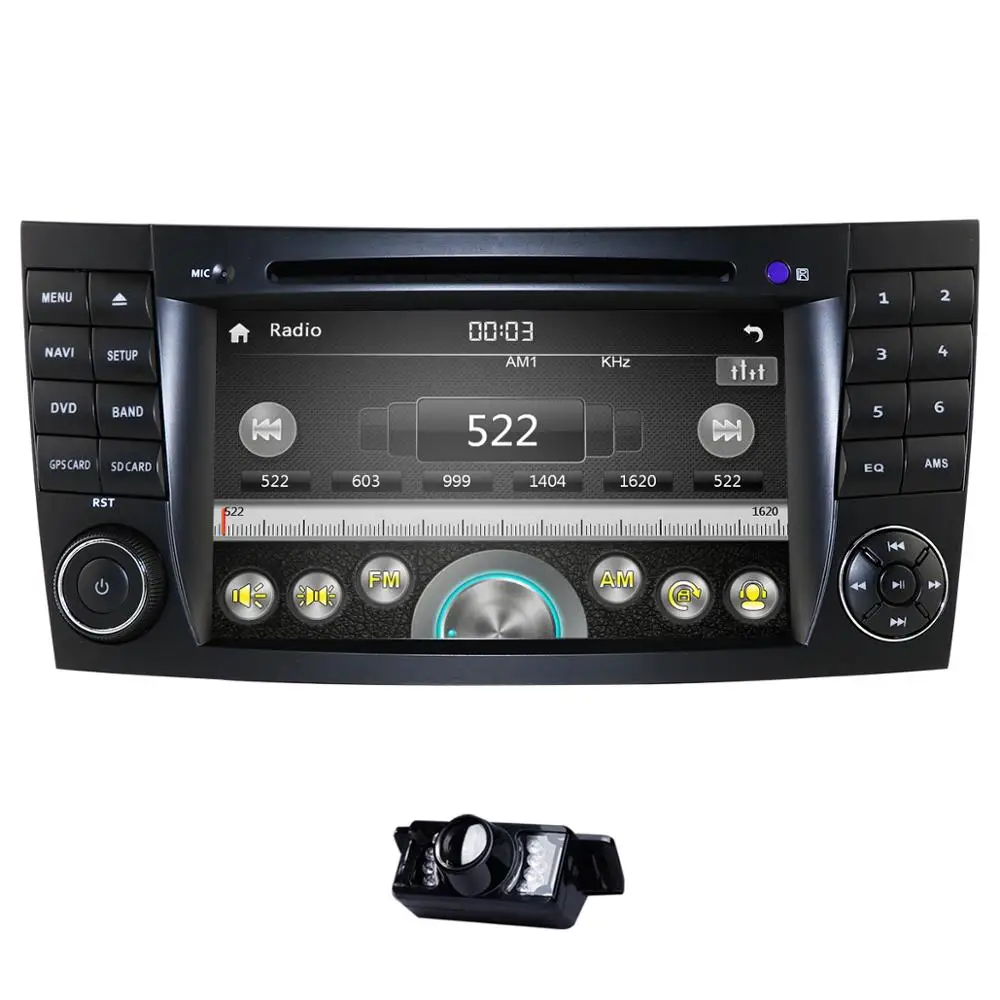 2Din gps радио автомобиля dvd плеер для Mercedes E G класса W211 CLS W219 W463 CLK W209 E350 E500 55 E200 E220 E240 E270