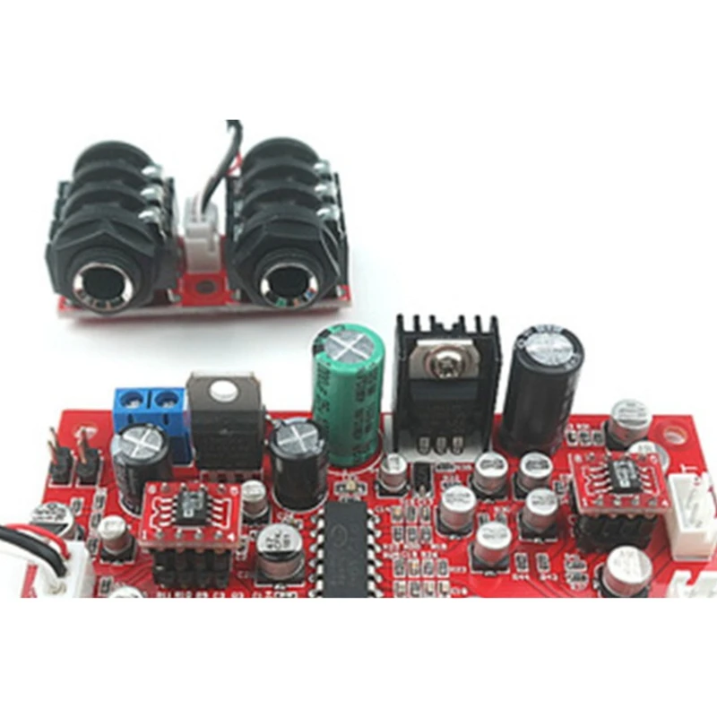 DC 12V 24V PT2399 Digital Microphone o Amplifier Board Karaoke Plate Reverb Preamplifier Reverberator OP275 Op Amp