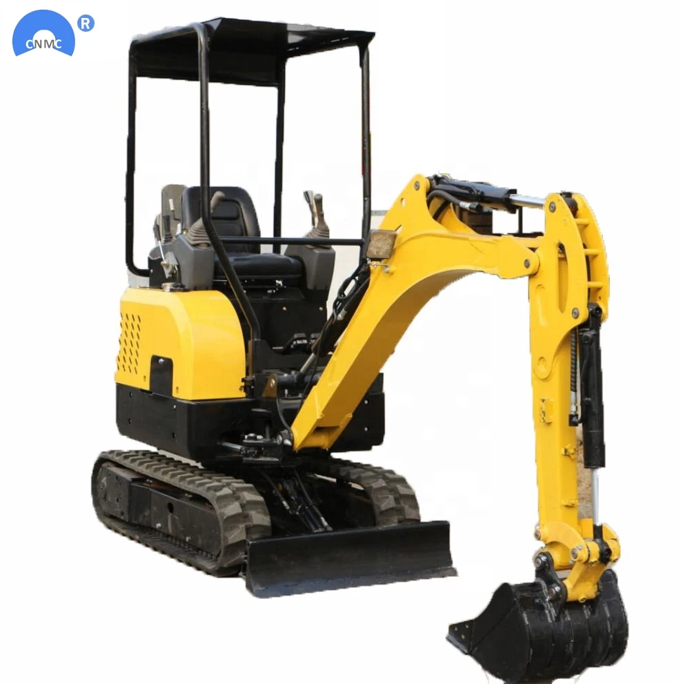 

Mini Excavator 1ton micro Small Digger with Rubber Track for sale garden construction