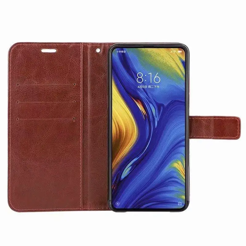 

Luxury Leather Protective Flip Wallet Case For Xiaomi Mi 9 9SE CC9 CC9E 8 Lite 8SE Cover For Xiaomi Pocophone F1 Mi Play 6X Case
