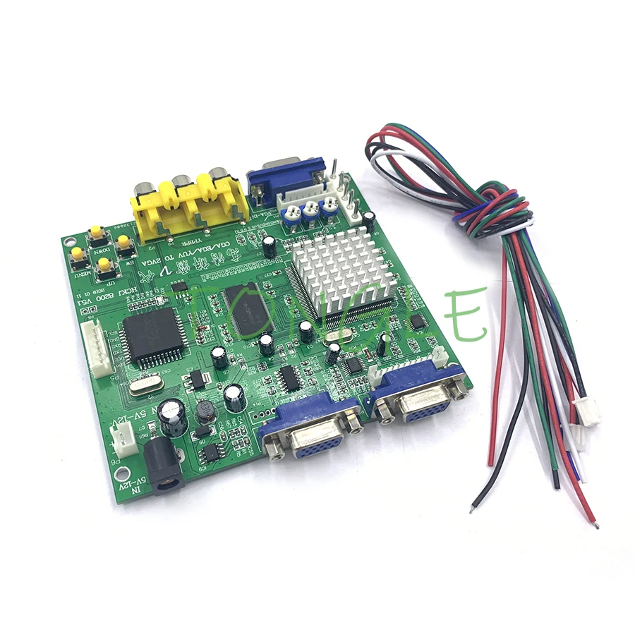 GBS 8200 Video Converter CGA / EGA YUV RGB для VGA Game De Arcade монитор Джамма LCD|Игры с монетами| |