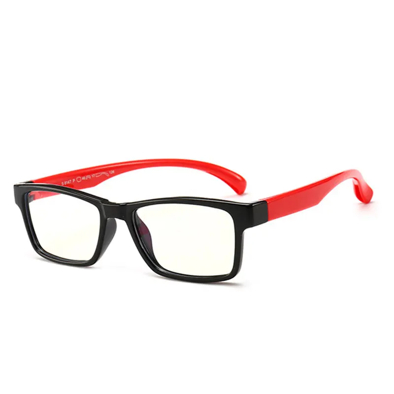 C1 Kids Glasses Blue Light Blocking Square Rivet Optical Lenses Prescription TR90 Frame Vintage Astigmatic UV400 3-10 Years Old - Цвет оправы: C1