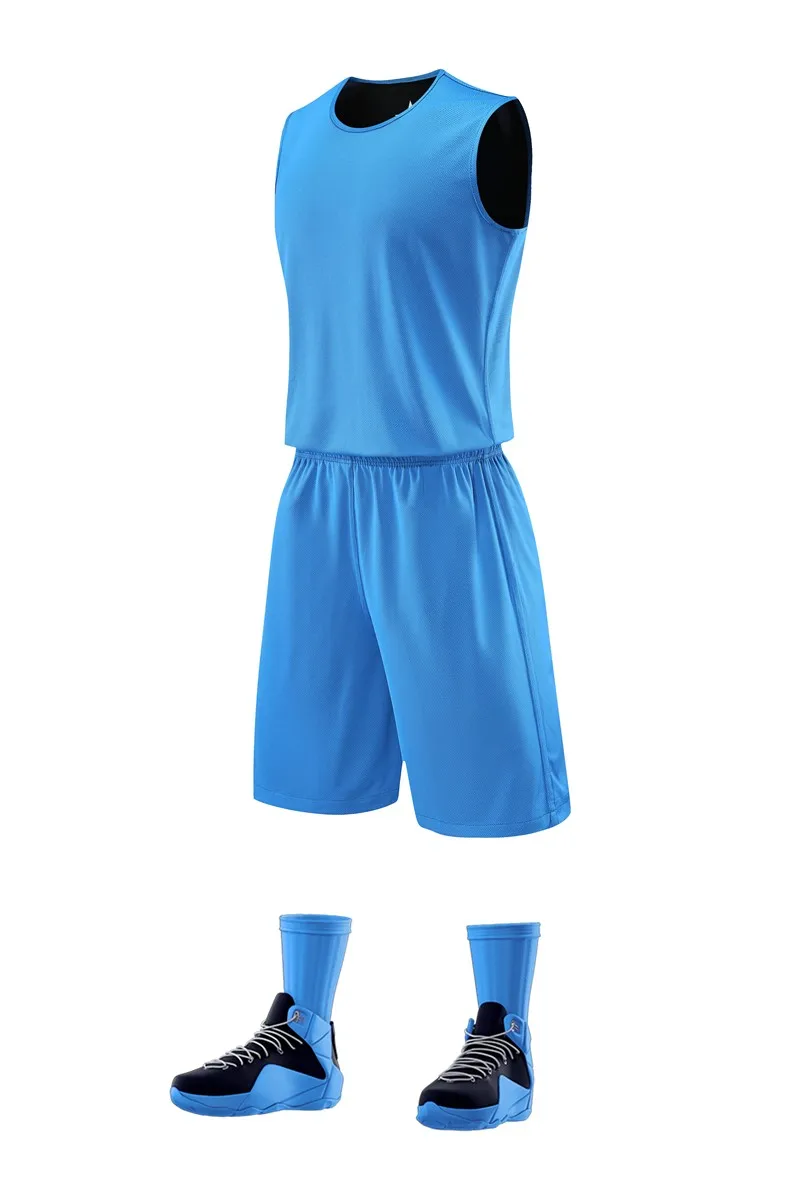 HOWE AO Двусторонняя одежда для мужчин баскетбольные майки набор со штанами спортивные баскетбольные поезда шорты для униформы