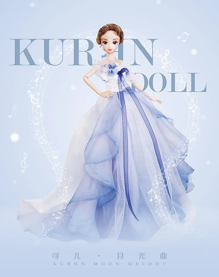 Новое поступление Kurhn 15th годовщина кукла, вечерние Одежда для взрослых Кукла#9116