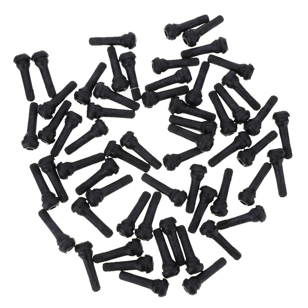 Snap-in Short Black Rubber Stem TR414 for Standard Vehicle Tires