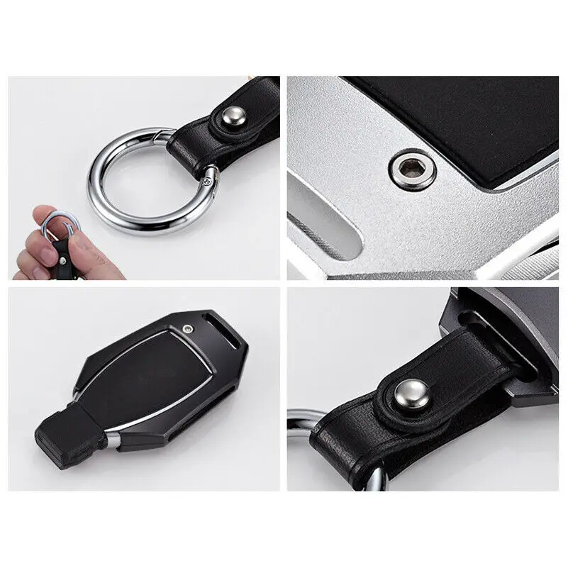 Car Smart Remote Key Cover Case Fob Shell Key Chain Keyring For Mercedes-Benz