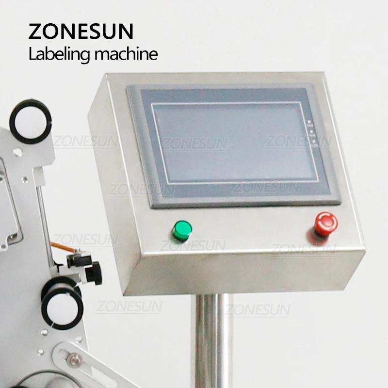 ZONESUN автоматическая этикеточная машина с плоской поверхностью аппликатор