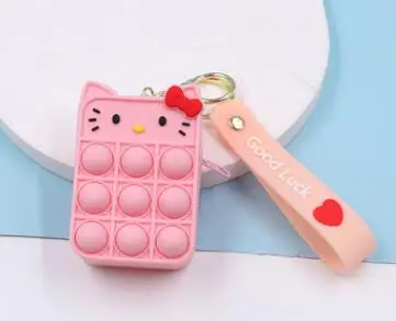 New Popit Mini Money Wallet Fingertip Toys Push Bubble Popite Pendant Bag Hot Sale Adult Decompression Toys Children Anti-Stress New 01