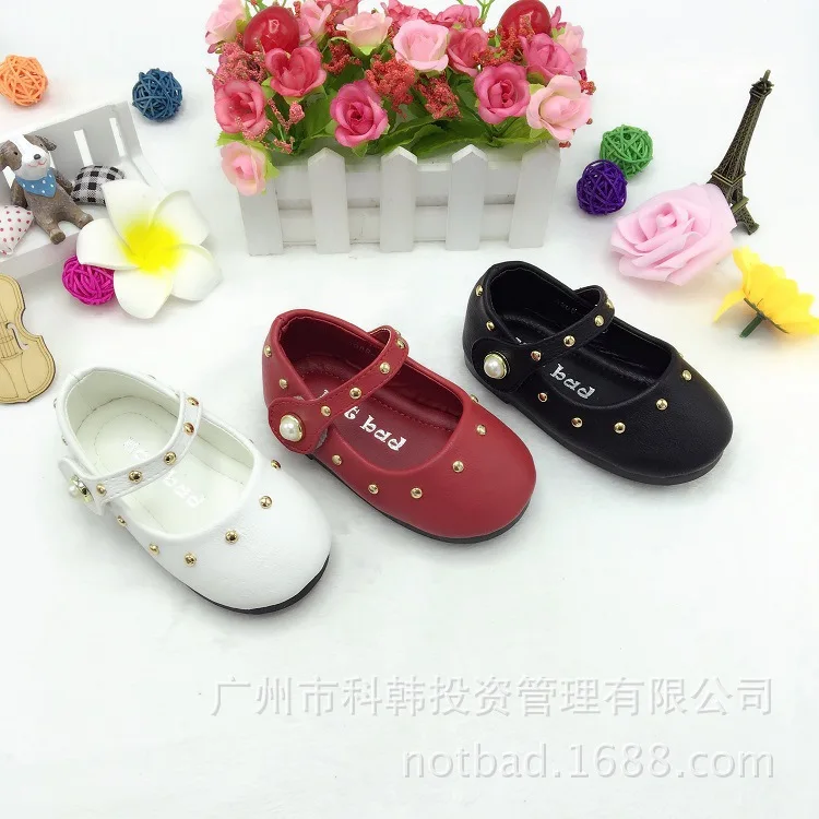 

Notbad CHILDREN'S Shoes 2017 Autumn Children Leather Shoes Girls Rivet Shoes Baby Shoes with Diamond Moccosins Toddler Shoes