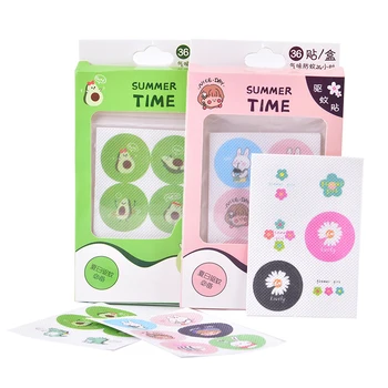 

36pcs/Box Cartoon Mosquito Killer Stickers DIY Mosquito Repellent Stickers Baby Care Summer Suppliers 6.5*3.7in