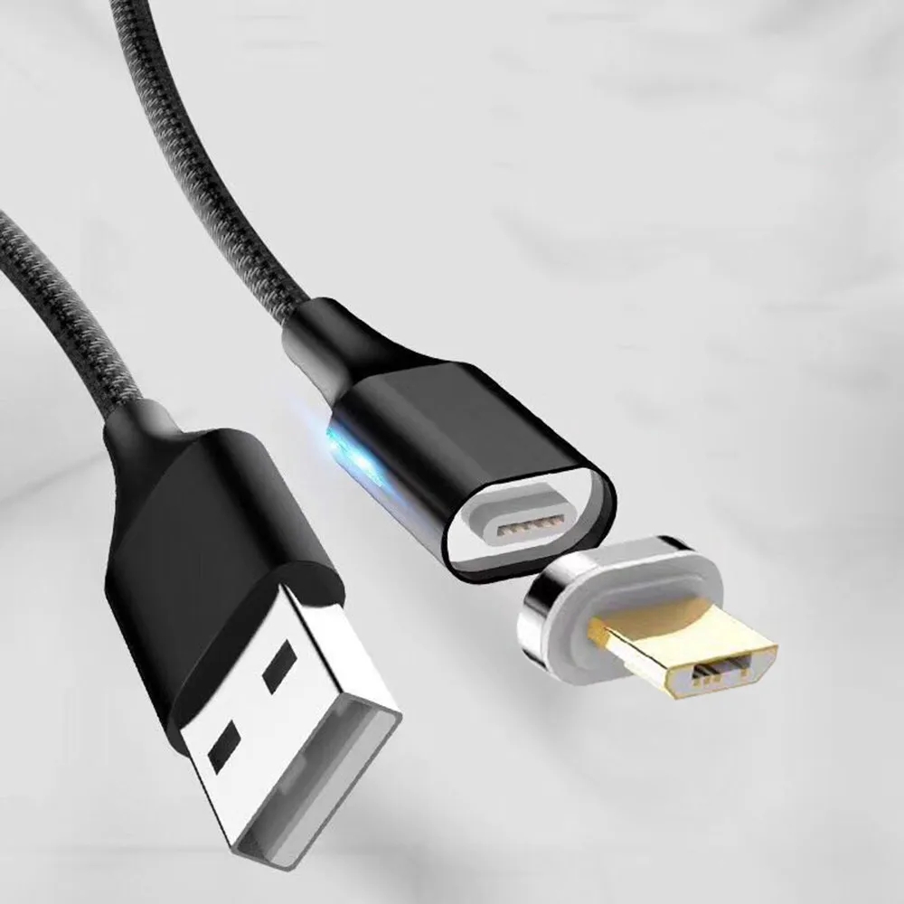 Магнитный кабель USB для быстрой зарядки кабель usb type C Магнитный кабель для зарядки данных Micro USB кабель для мобильного телефона USB шнур