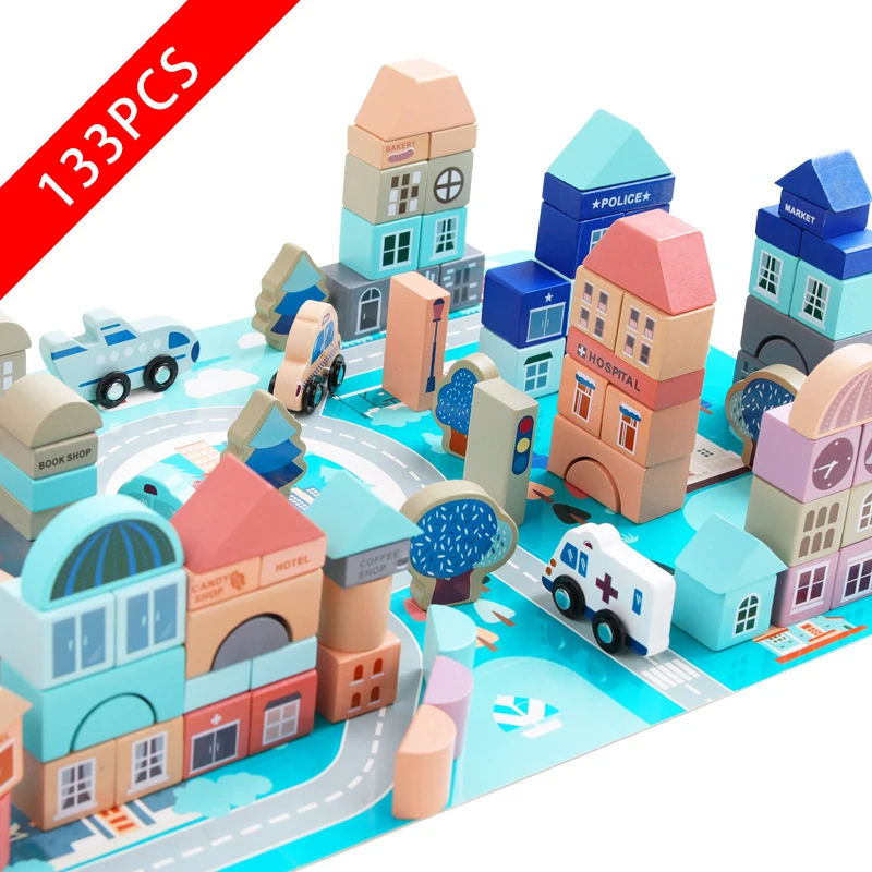 

New Parent Child Series Toys City Building Compatible Lepinzk Parent Child Building Blocks Toys for Children Birthday Gift