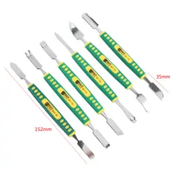 Бесплатная доставка Best 6 шт./компл. Металл открытие ing бар Spudger Multi Repair Tool kit для iPhone iPad samsung для ремонта смартфонов