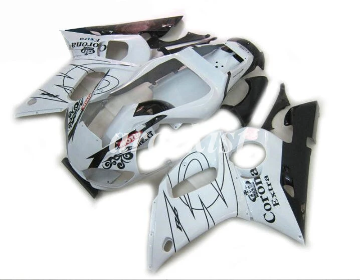 4 подарки новая ABS форма мотоцикла Обтекатели подходят для YAMAHA YZF-R6-600 1998-2002 98 99 00 01 02 обтекатель кузова набор на заказ белый