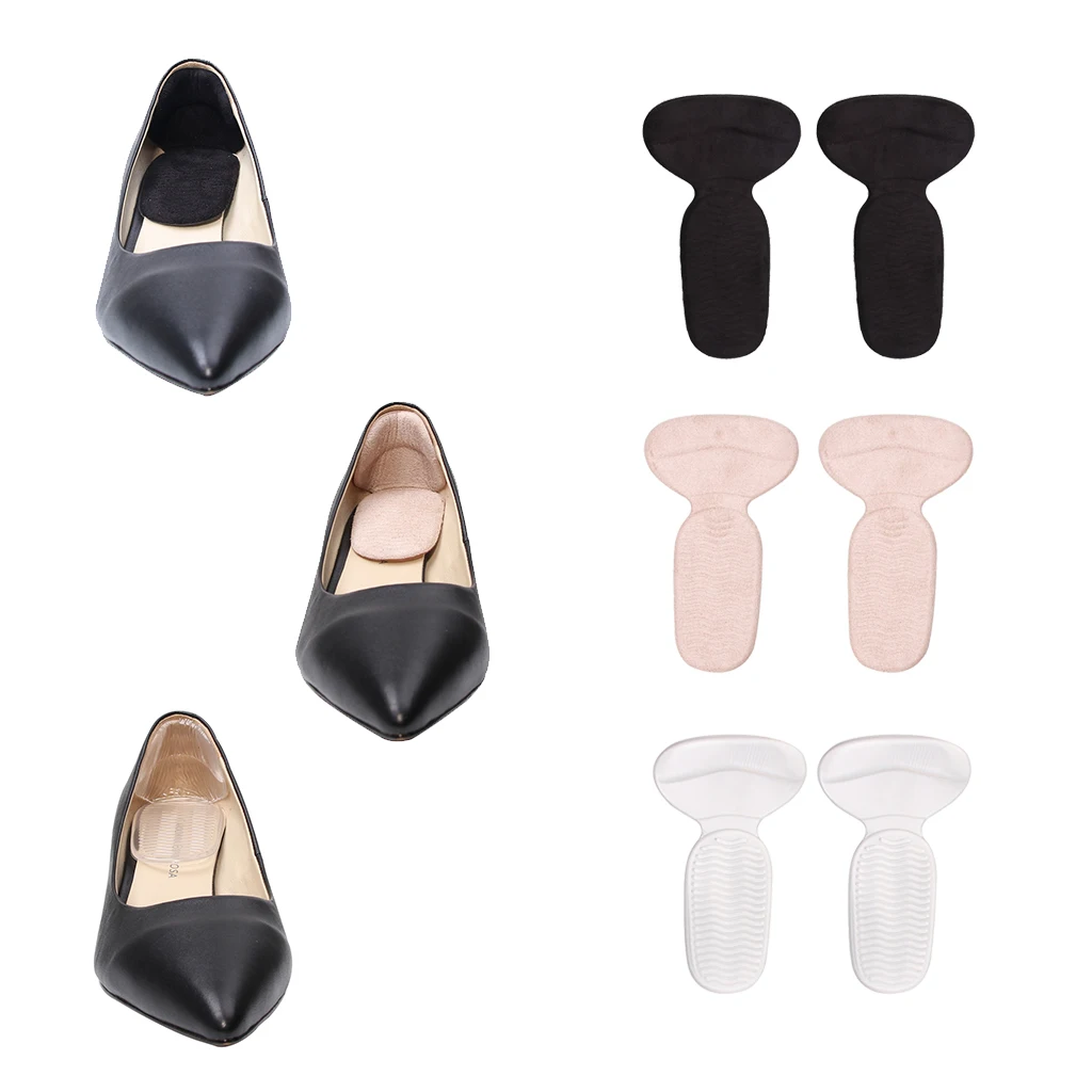 Heel Cushion Inserts, Soft Gel Shoe Pads for Shoes Too Big Grips Liners,Blister Protectors for Men Women