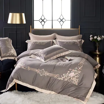 

Egyptian cotton luxury bedding set king duvet cover and pillow cases