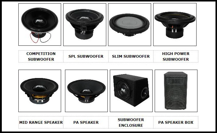 3000W 10 12 15 inch Car Audio Subwoofer 