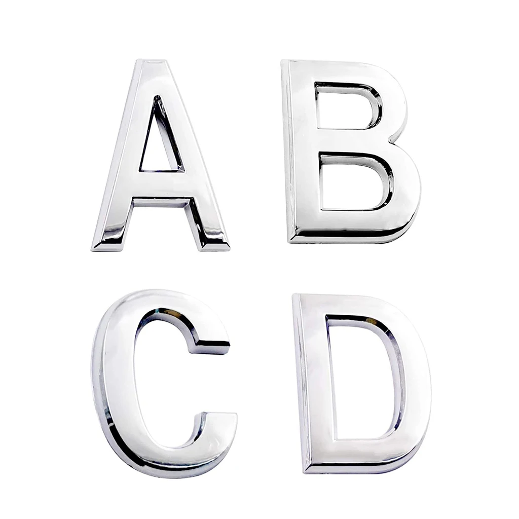 3D A Tot Z Alfabet Letter Zelfklevende Huis Nummer Voor Home Appartement Hotel Adres Mailbox Deur Nummerplaat borden|Decorative & Numbers| - AliExpress