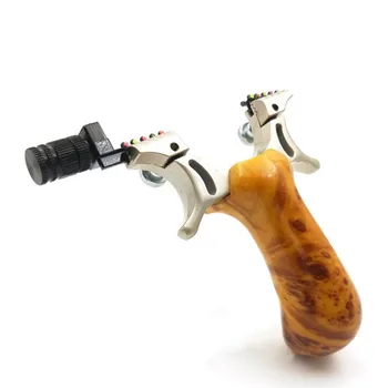 

High quality resin slingshot imitation wood resin hunting bow and arrow professional rubber band hunting outdoor shooting