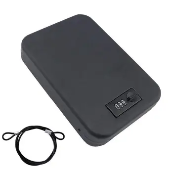 

Portable Mini Vault Case with Combination Lock Keyless Security Safe Box for Home Car Office with Code Lock for Valuables