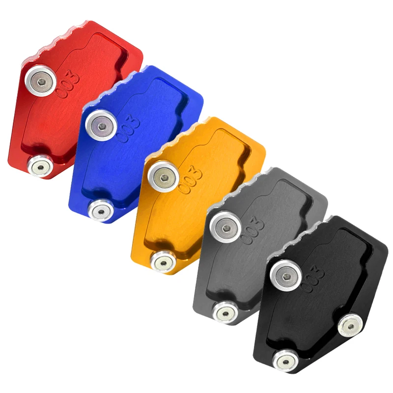 CNC Kickstand Foot Side Stand Extension Pad Support Plate For DUCATI Multistrada 1200 S Monster 795 796 821 1200 1200S  (20)